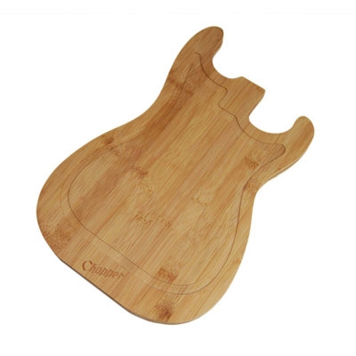 Mikamax Bamboo Guitar Cutting Board