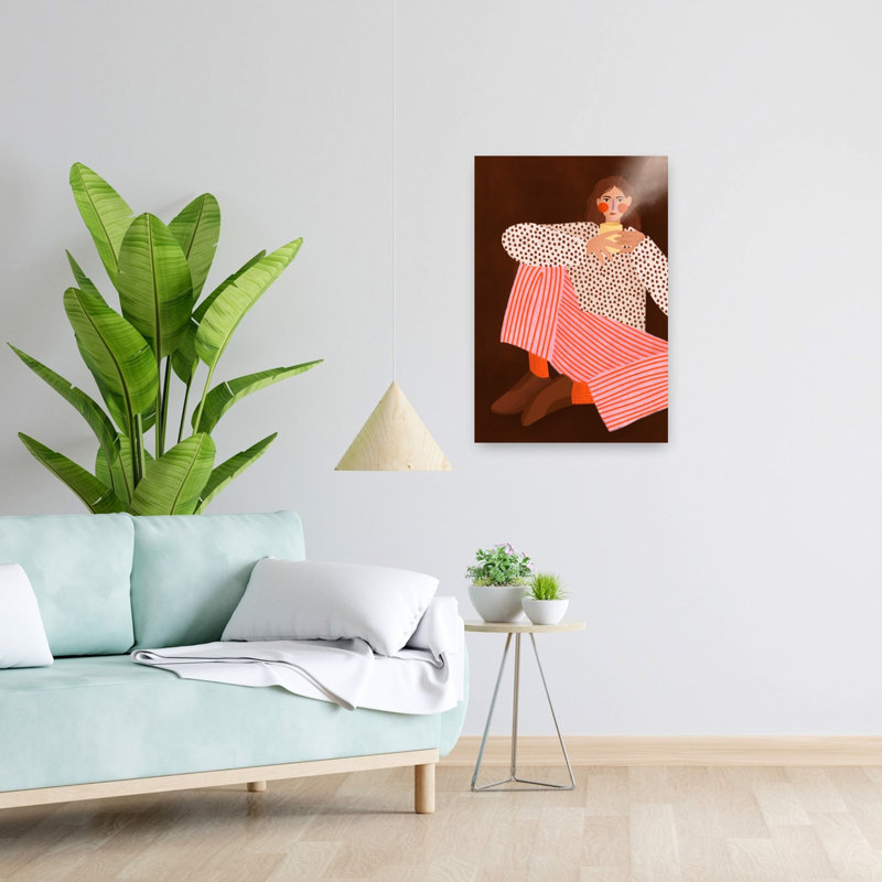 Art contemporain Portrait contemporain, H 24 po x l 16 po