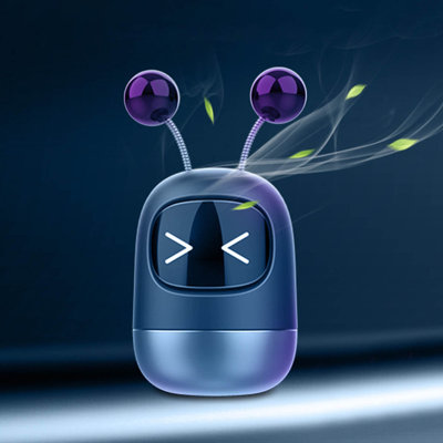 a Clutch Car Perfume Freshener Freshener Vent Clip Auto Perfume Diffuser Cute Robot Car Diffuser Solid Aromatherapy On Ornament Decor