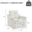 Fauteuil pivotant de 30 po de largeur-1401389575