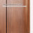 American-Style Vintage Oak Semi-Circular Storage Side Cabinet