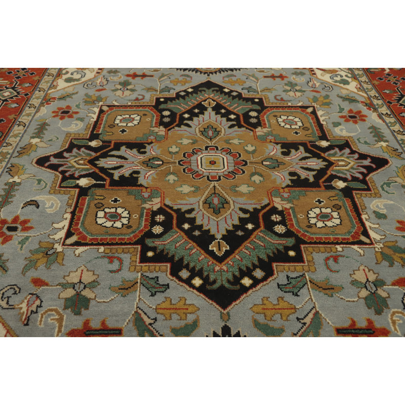 Grand tapis géométrique 10 x 14