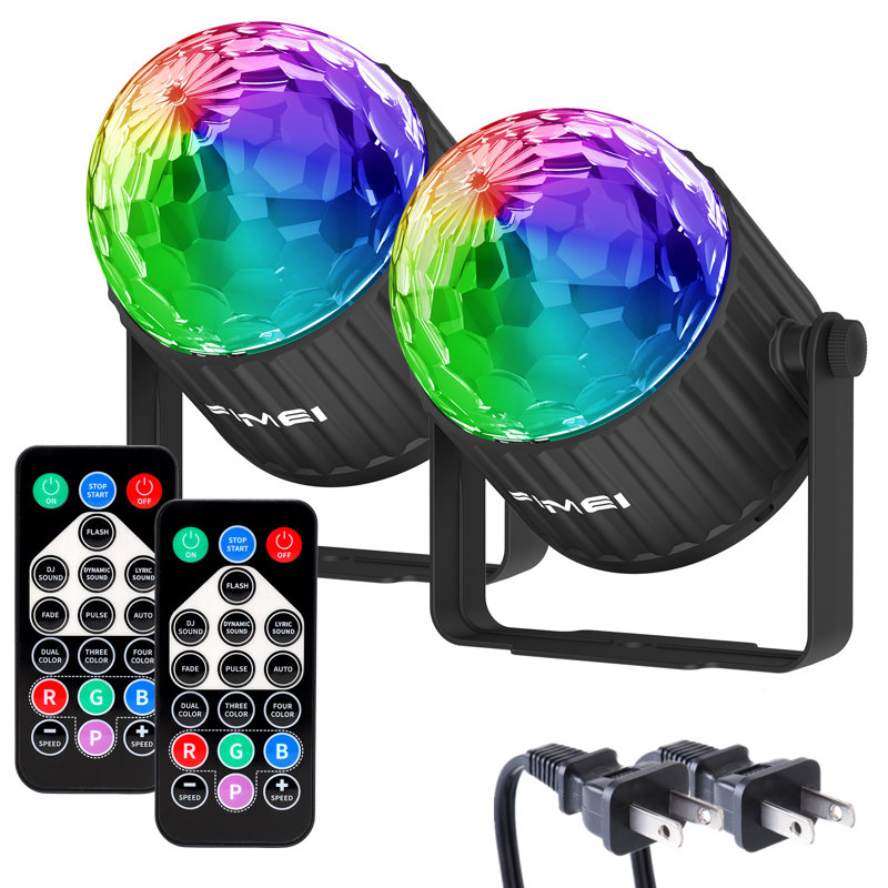 Ensemble de lumières sphériques à DEL Arvyda 15Modes pour disco, fête, disco et fête à domicile