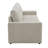 Leira Beige Linen Pull Out Sleeper