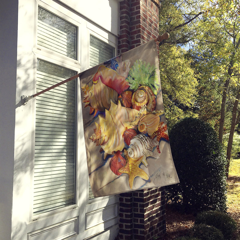Baver Double Sided 40'' H x 28'' W Polyester House Flag