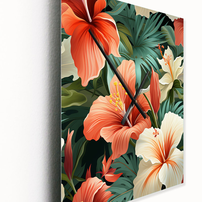 Jaquandre - Horloges murales tropicales, Petit