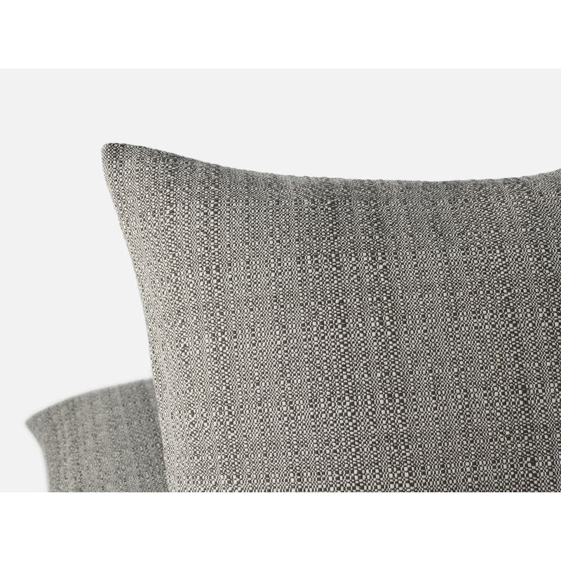 Housse de coussin Lido, Rectangulaire H 14 po x l 36 po, Undyed w/Espresso