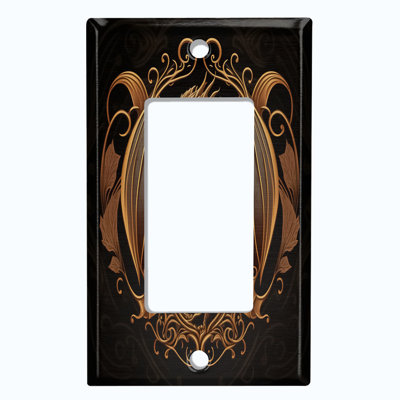 Copper Rust Patina Teal Print 1 - Gang Rocker Standard Wall Plate