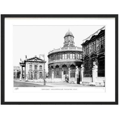 Oxford, Sheldonian Theatre 1922 by Francis Frith - Single Picture Frame Print
