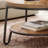 Mia 32" Round Coffee Table with 2-tier Storage Shelves