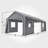 Heavy Duty Carport Portable Garage, Waterproof Carport Canopy For Car Truck Boat-102405615-102405614