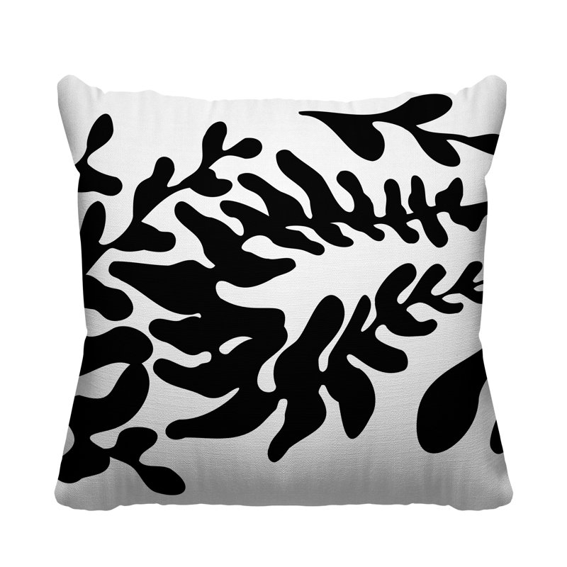 Housse et insert de coussin extérieur carré Garrison, Blanc