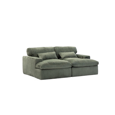 Indoor Style Double Green Recliner