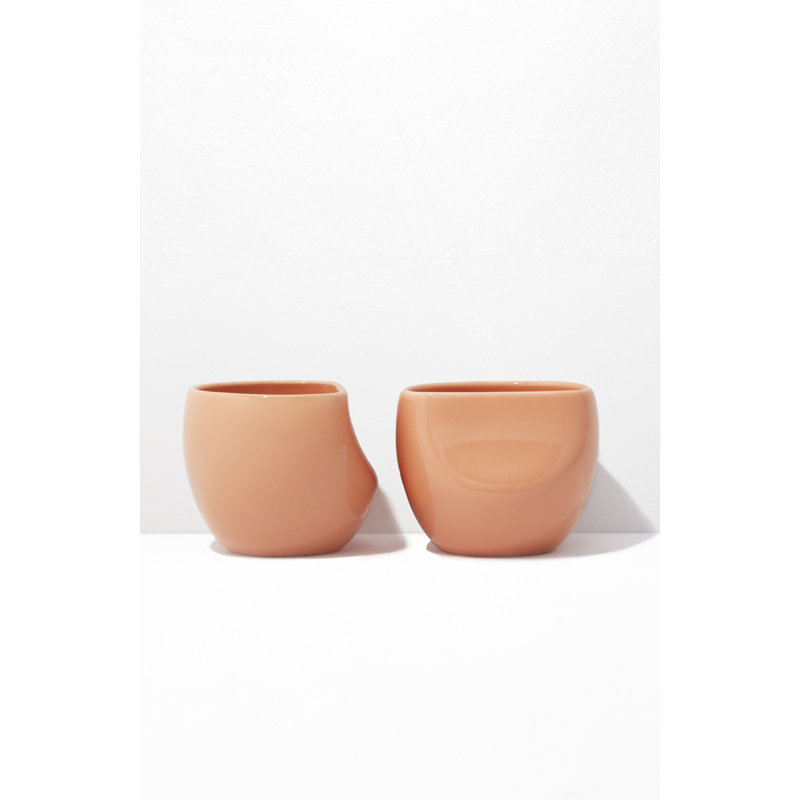 Tasse moyenne - paquet de 2, Orange