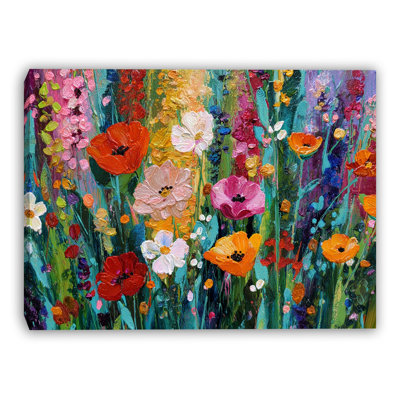 Poppy Garden Dreams Wrapped Canvas Wall Art