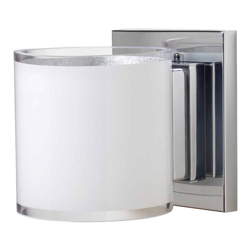 Speidel Flush Mounted Sconce, Silver Foil