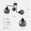 Cottleville Glass Semi Flush Mount-2040375577