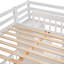 Lit superposé blanc avec bureau et grand tiroir - idéal pour une chambre à coucher soignée avec lit simple dans un espace de rangement fonctionnel
