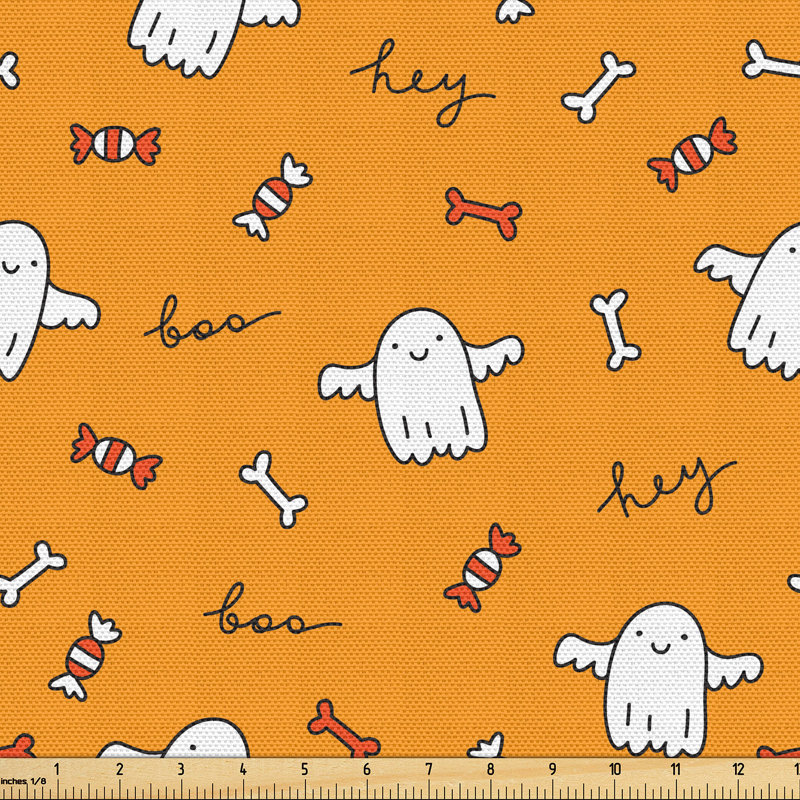 Alazay Candy Bones Fabric