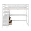 Lit mezzanine simple avec bureau et tablettes-213100092