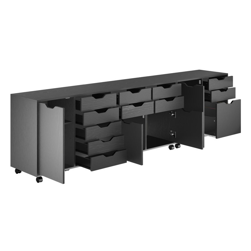 Eilee 30.71'' Wide 5 -Drawer Mobile File Cabinet
