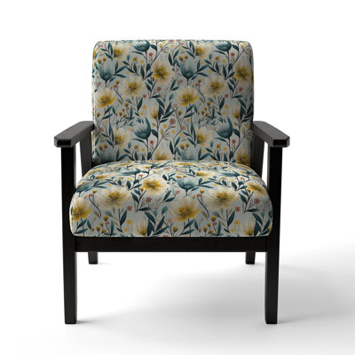 Chaise avec accoudoirs rembourrés Ethereal Botanicals