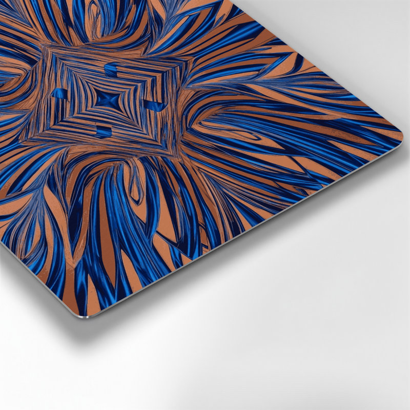 Art mural brun op Op 62, H 96 po x l 96 po x P 0,05 po