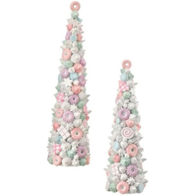15-18" Resin Sweets Tree Set/2