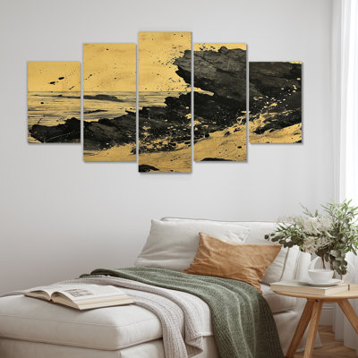 Ricci - art mural plage, 5 pièces