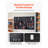 Heavy Duty PVC Slatwall Panel System - 2ft x 4ft Modular Garage Organization Wall for Tools and Storage - Black