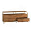 Buffet en bois doré à 4 tiroirs pour le salon / salle à manger