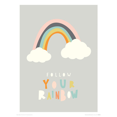 Follow Your Rainbow 1 Piece Painting