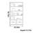 Classic large capacity storage bookcase