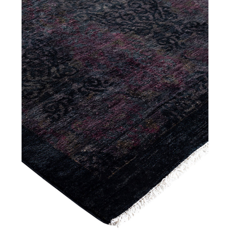 Overdyed One-of-a-Kind 12' 1" X 15' 3" Hand Knotted Area Rug