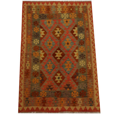 Tapis brun tissé à la main Azpeitia