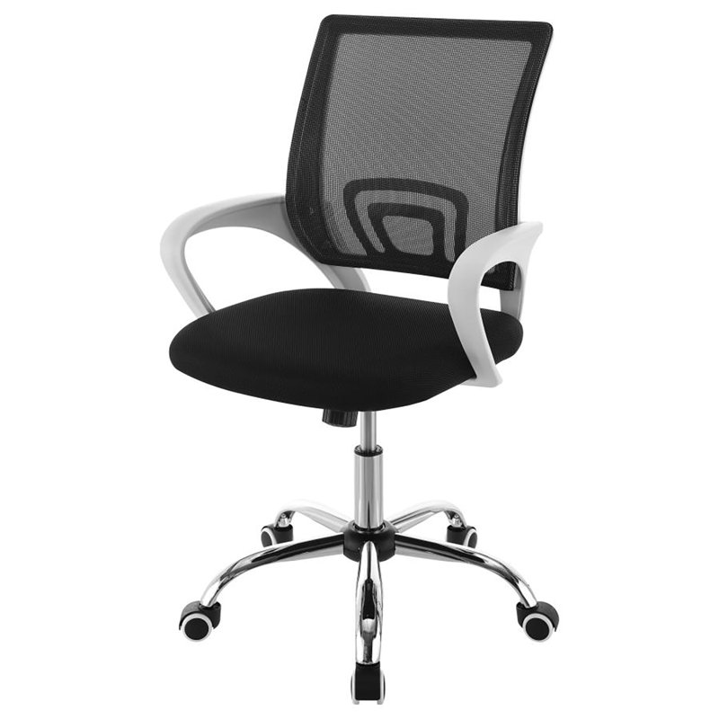 Chaise de bureau réglable Voggel, Noir