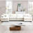 Oversized Modular Cushioned Sofa With Conversible Ottoman-115842503-106554203