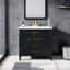 Meuble-lavabo 36 po avec lavabo en céramique, 3 tiroirs et 2 armoires-637109093
