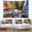 Serenity en cascade de style paysage belle dans une tapisserie chypre-28487147