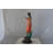 Young Lady In Orange Bronze Statue - Size: 7"L X 26"W X 25"H.
