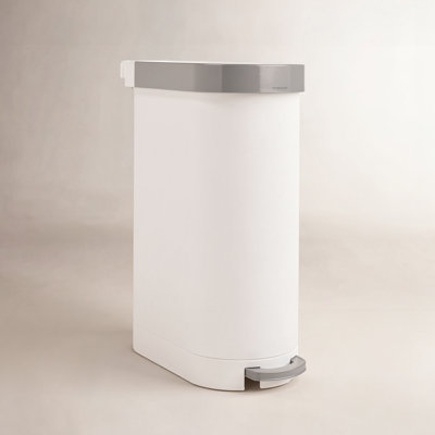 simplehuman 12gal Slim Hands-Free Step Can