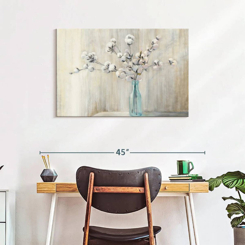 Impression sur toile de coton, H 24 po x l 36 po x P 1,25 po