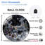 Horloge murale en verre 12 po