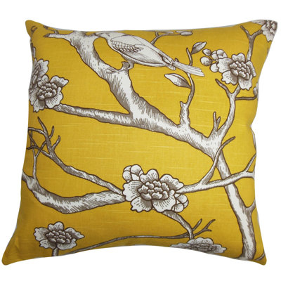 Tadita Floral Reversible Throw Pillow