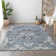 Premium Machine Washable Barayon AMF93 Blue Rug