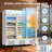 55 Cu.ft 3-Door Glass Display Beverage Refrigerator with 360° Cooling, Frost-Free, LED Lighting & Adjustable Shelves – Energy Efficient Merchandiser for Store, Restaurant, Bar