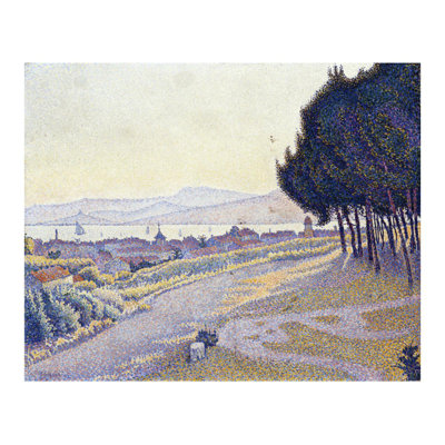 «Pinewood St. Tropez» par Paul Signac - Estampe numérique