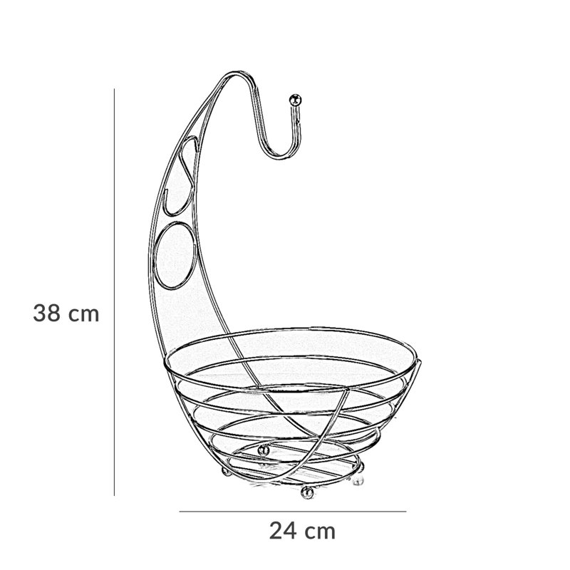 Rebrilliant Stainless Steel Fruit Basket