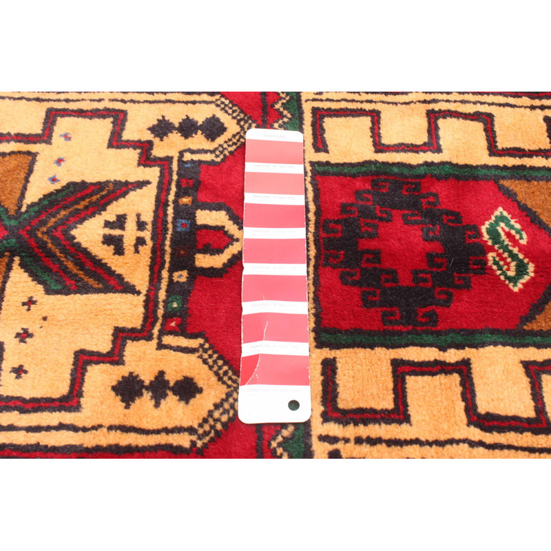 Teimani Red Rug 3'5" x 6'5"