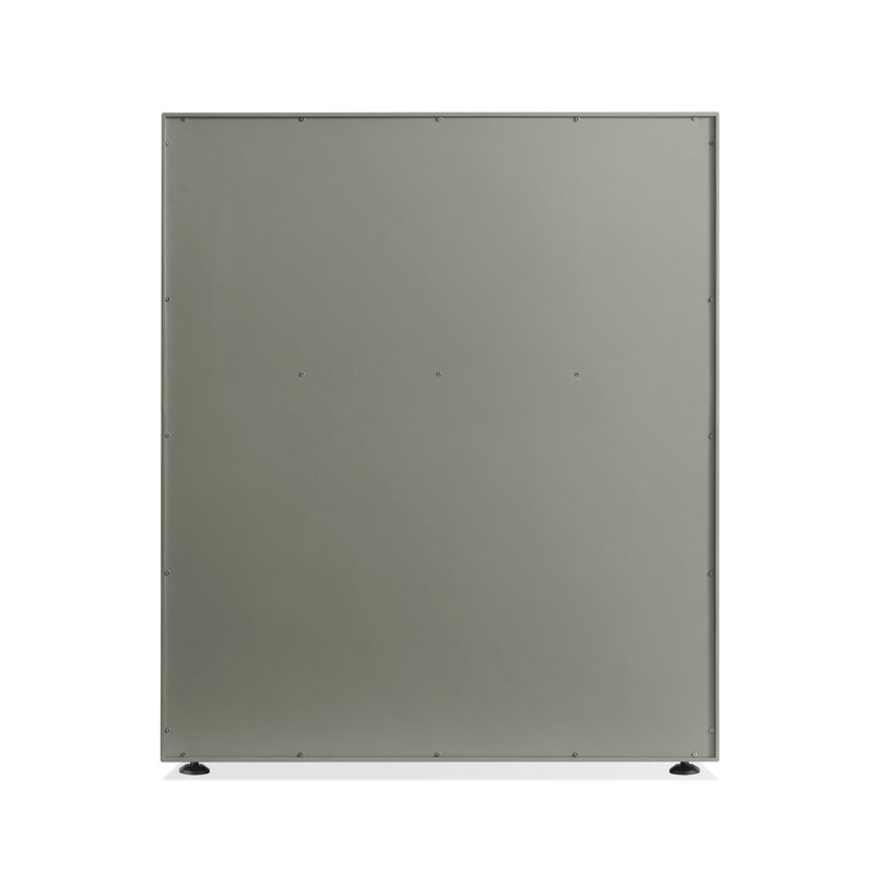 Superchoice 5 Drawer Dresser, Gray Green